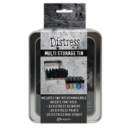 Distress Multi Storage Tin