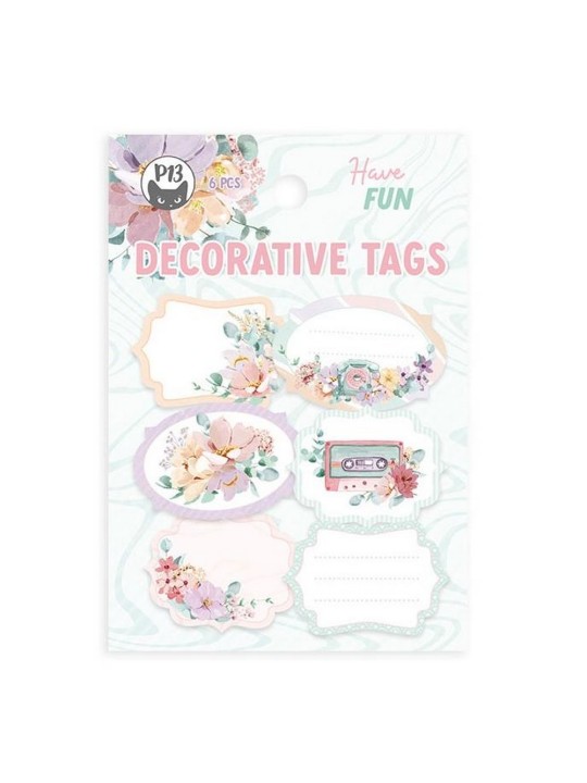 Have Fun Double-Sided Cardstock Tags