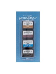 Letterpress Mini Ink Pad Set - Regal Tones