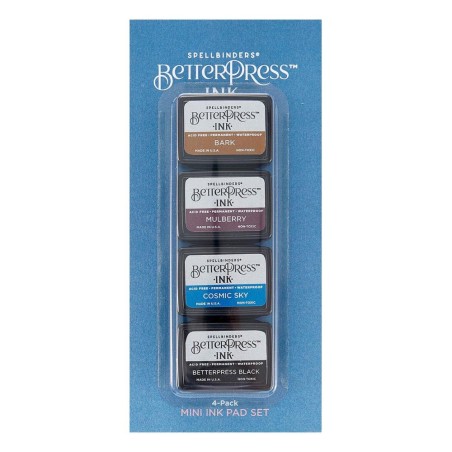 Letterpress Mini Ink Pad Set - Regal Tones