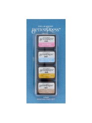 Letterpress Mini Ink Pad Set - Nature Tones