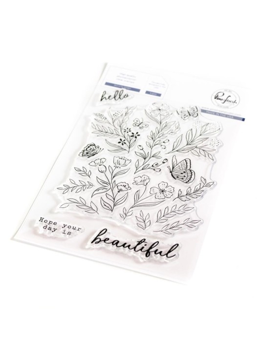 Stamp & Die & Stencil Combo - Butterfly Garden