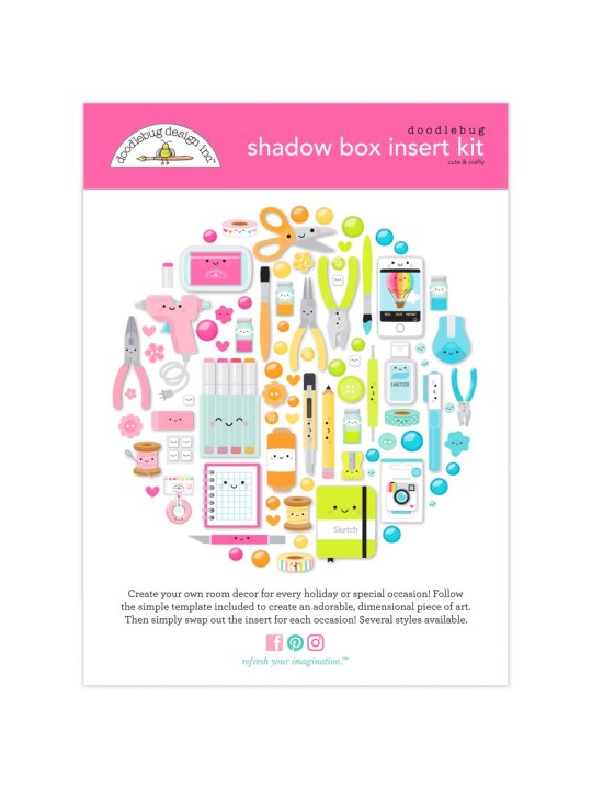 Shadow Box Insert Kit - Cute & Crafty