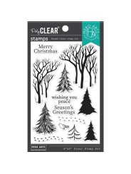 Clear Stamp - Winter Trees