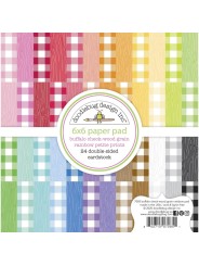 Buffalo Check-Wood Grain Paper Pad
