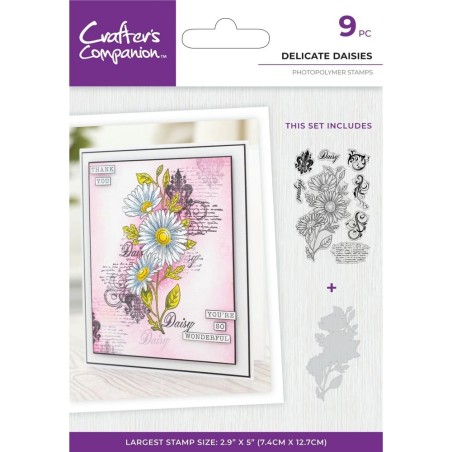 Clear Stamp & Mask - Delicate Daisies