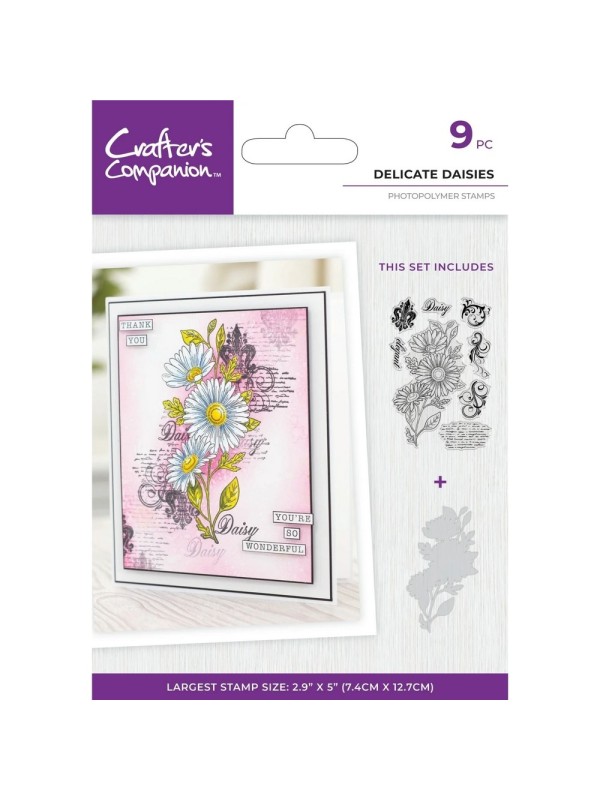 Clear Stamp & Mask - Delicate Daisies