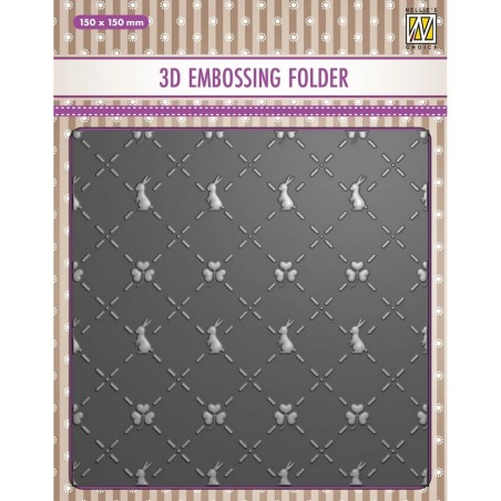 3D Embossing Folder - Bunny's and Clovers