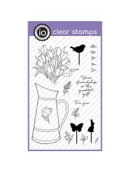 Clear Stamp - Vintage Garden Blooms