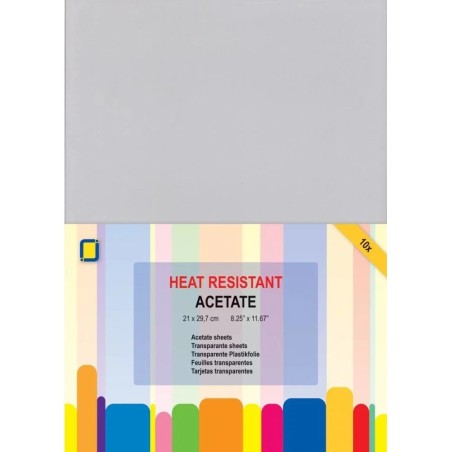 Acetate sheets heat resistant