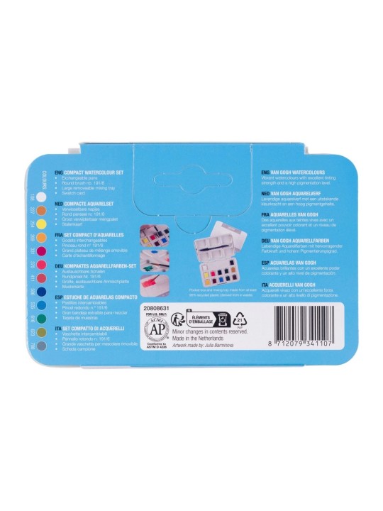 Water Colour Pocket Box - Basic Colours